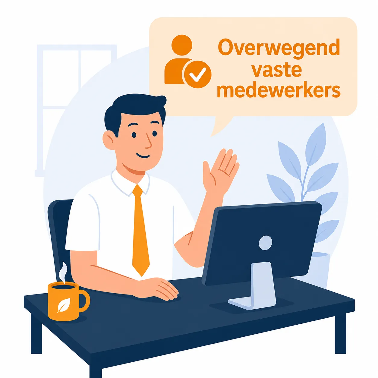Overwegend vaste medewerkers
